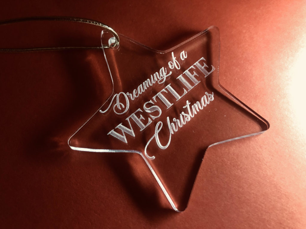 Westlife Christmas decoration